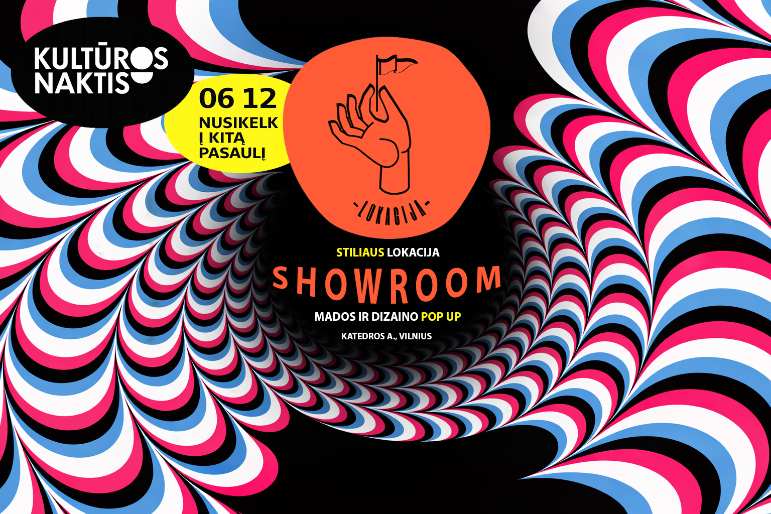 Stiliaus LOKACIJA: Showroom Kultūros naktyje, 2026 06 12